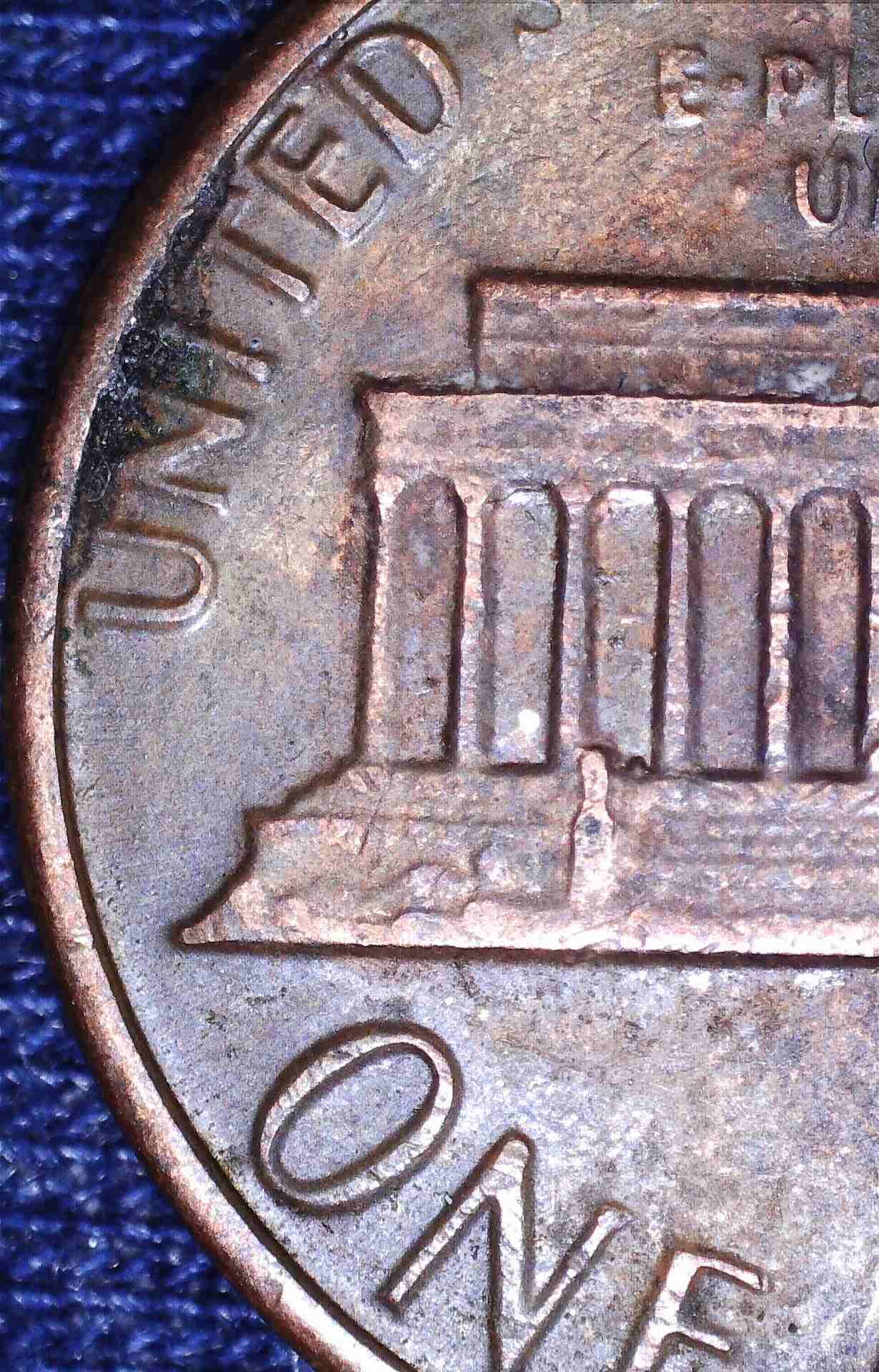 1982-Small-Date-Zinc...lamination-Damage